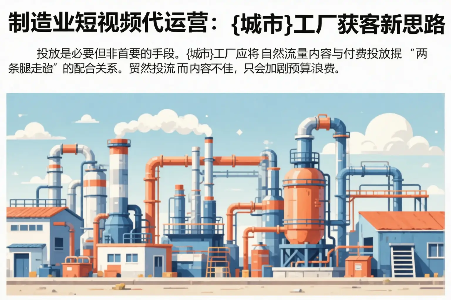 制造业短视频代运营:色达工厂获客新思路